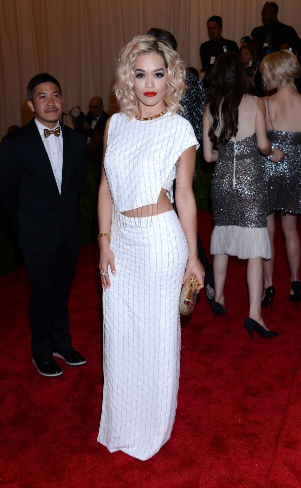 MET Gala 2013 looks outfits rode loper red carpet Nicole Richie Rooney Mara Katy Perry Rita Ora