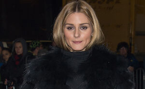 OOTD: Olivia Palermo in faux fur cape