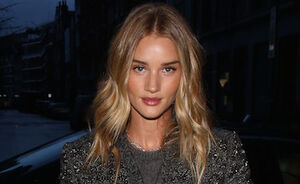 OOTD: Rosie Huntington-Whiteley in sexy leather look