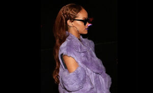 FOOTD #2: Rihanna rockt faux fur op Coachella