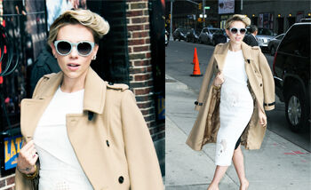 OOTD: Scarlett Johansson in classy outfit