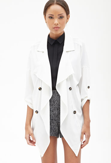 Forever 21 Woven Trench Coat