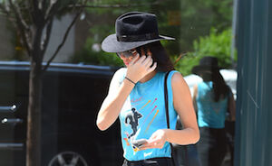 OOTD: Kendall Jenner rockt cowboy hat