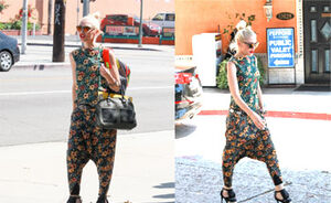 OOTD: Gwen Stefani zet de bloemetjes buiten