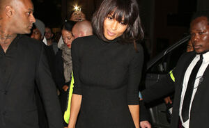 OOTD: Ciara in over-the-knee boots