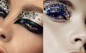 Make-up trend: glitters