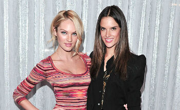 Victoria’s Secret Angels Candice en Alessandra gingen uit de kleren 