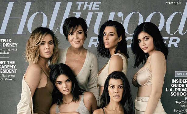De Kardashians vieren 10 jaar KUWTK met remake van The Hollywood Reporter cover