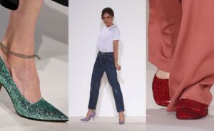 Victoria Beckham's SS2018 schoenen zijn to die for en dochtertje Harper zorgde voor inspiratie