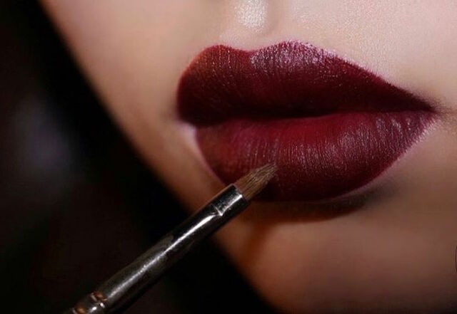 donkere lipstick