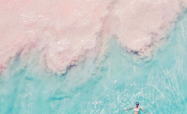 Hier moet je naartoe gaan als je foto's wilt maken op een roze strand...