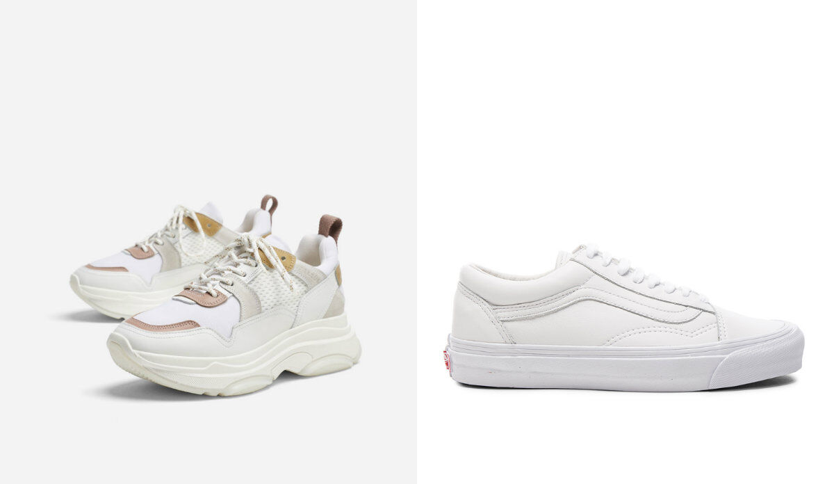 witte sneakers trend 2018
