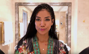 Jhené Aiko's daytime every day make-up look
