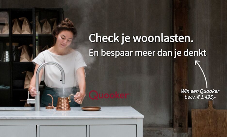 WINACTIE: Maak kans op een Quooker t.w.v. €1.495!