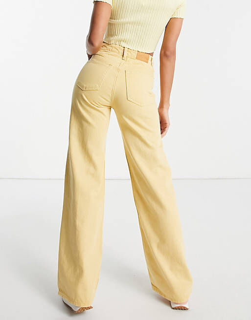 gele jeans, yellow jeans