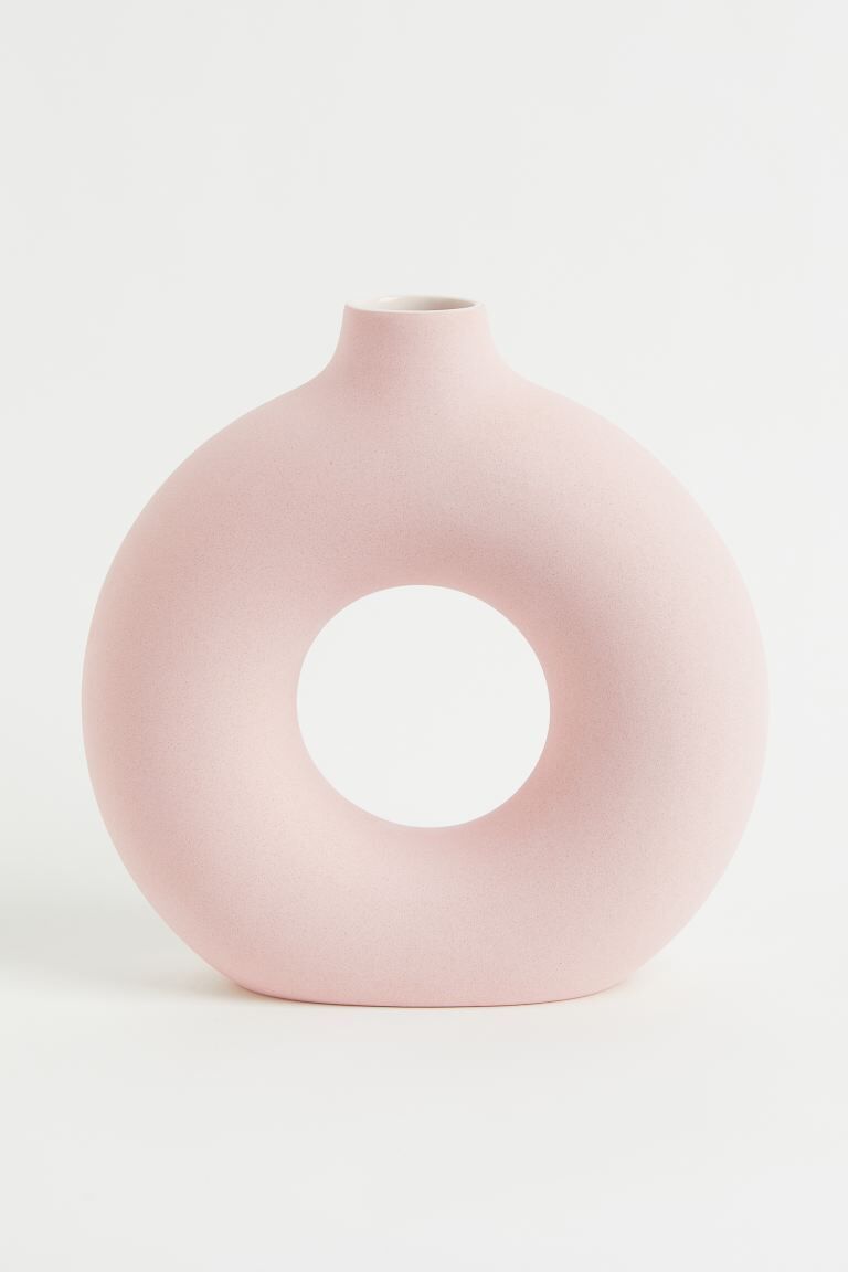 roze vaas, nieuwe h&m home collectie 2022 