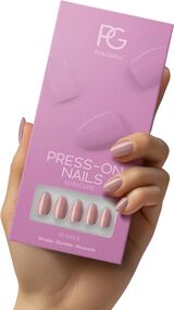 Pink Gellac Press On Nails - Pearly Nude 