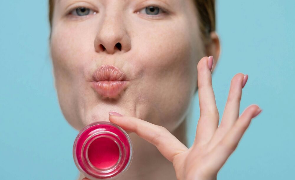 DIY lip stain met food coloring