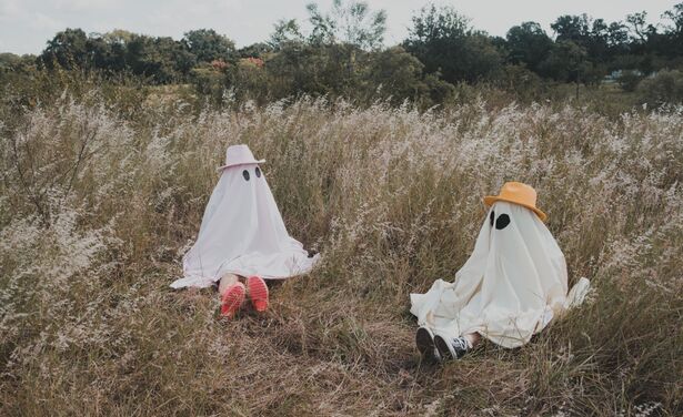 Ghost painting: geef een kringloopschilderij een Halloween-make-over