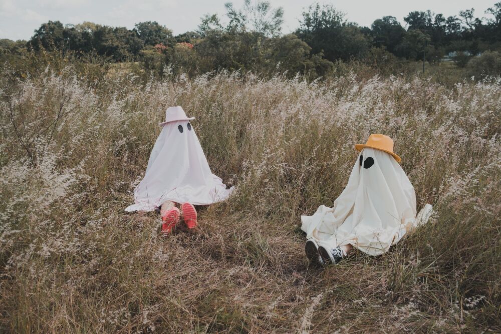 Ghost painting: geef een kringloopschilderij een Halloween-make-over