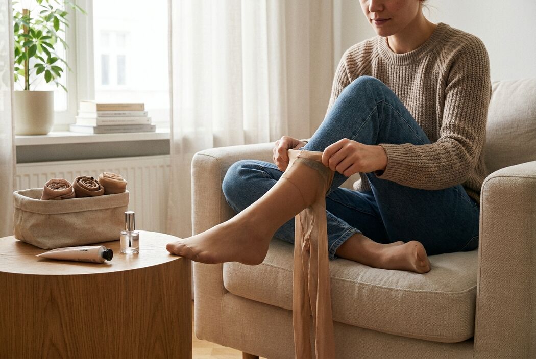 Hoe voorkom je ladders in je panty?