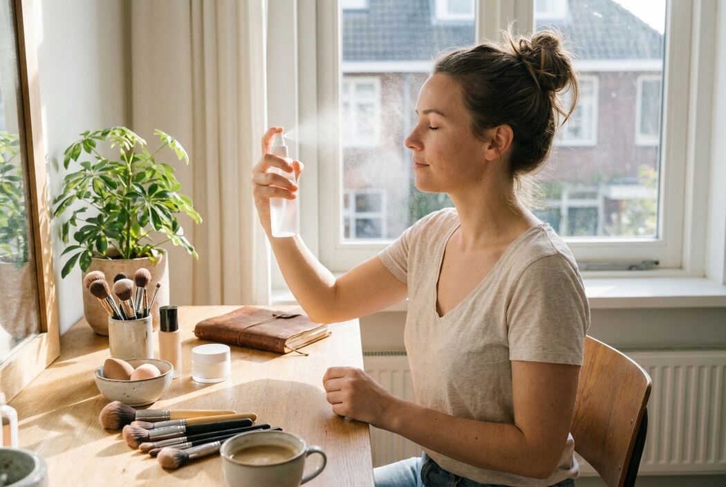 Kun je setting spray ook gebruiken als primer?